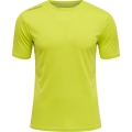 newline Sport-Tshirt Core Functional (oddychający, lekki) Krótki rękaw limonkowy Mężczyźni